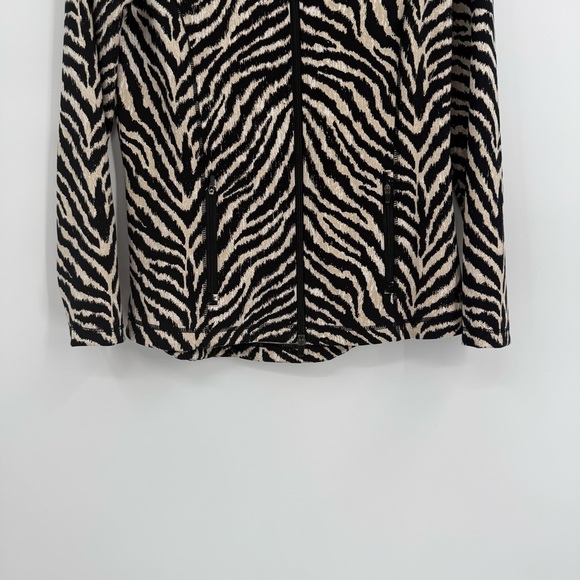 J.McLaughlin Billie Catalina cloth Animal Print  Zip Front Jacket size Small - Picture 3 of 10